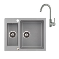 pachet aquasanita tesa sqt150-202w chiuveta cu baterie silicsana alumetalic imagen 43_0_
0