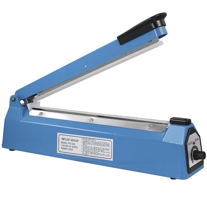 Teox Impulse Sealer Pfs 300 Vákuumcsomagoló gép, kék