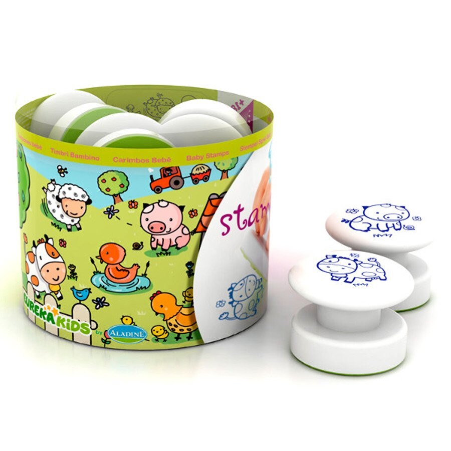 Stampile imprimat Animale de la ferma EUREKAKIDS