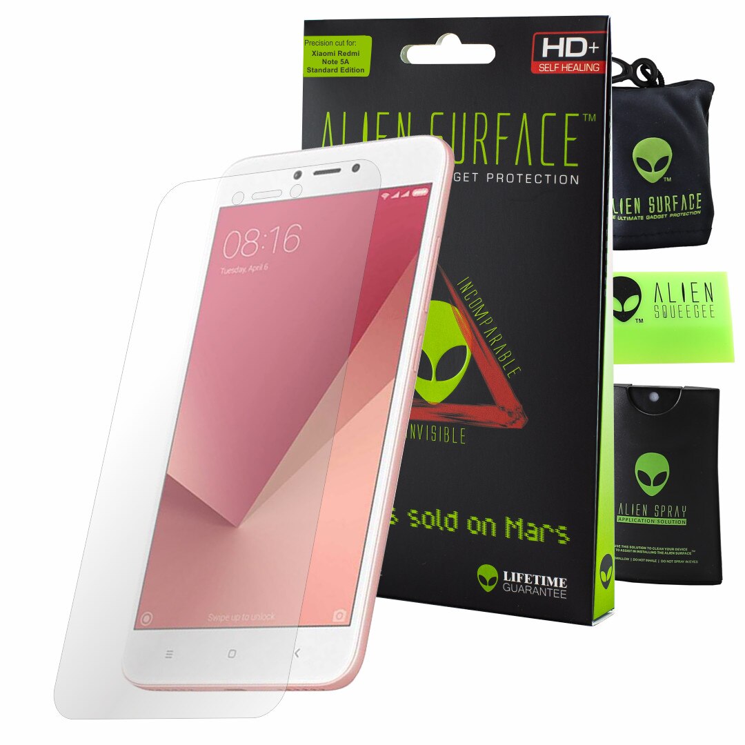Folie Alien Surface HD, Xiaomi Redmi Y1 Standard Ed., protectie ecran + Alien Fiber cadou