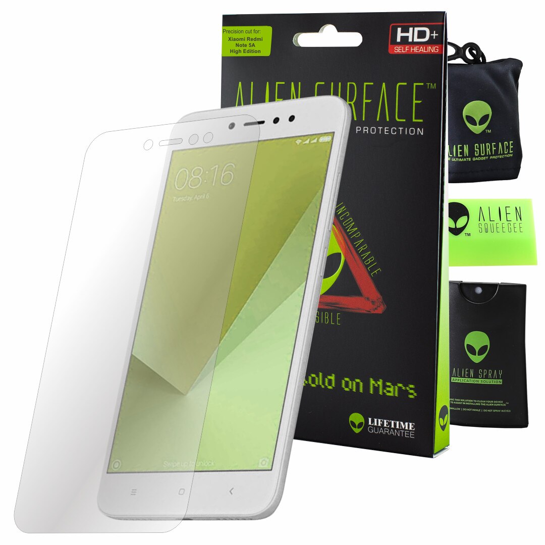 Folie Alien Surface HD, Xiaomi Redmi Y1 High Ed., protectie ecran + Alien Fiber cadou