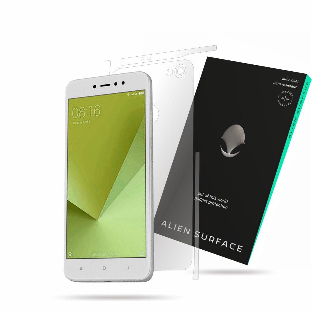 Folie Alien Surface, Xiaomi Redmi Note 5A Prime High Ed., protectie spate, laterale