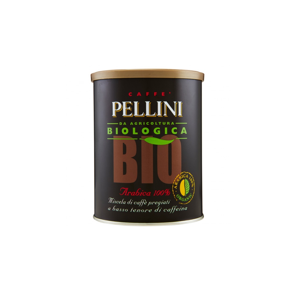 Cafea macinata Pellini BIO cutie metalica 250 gr
