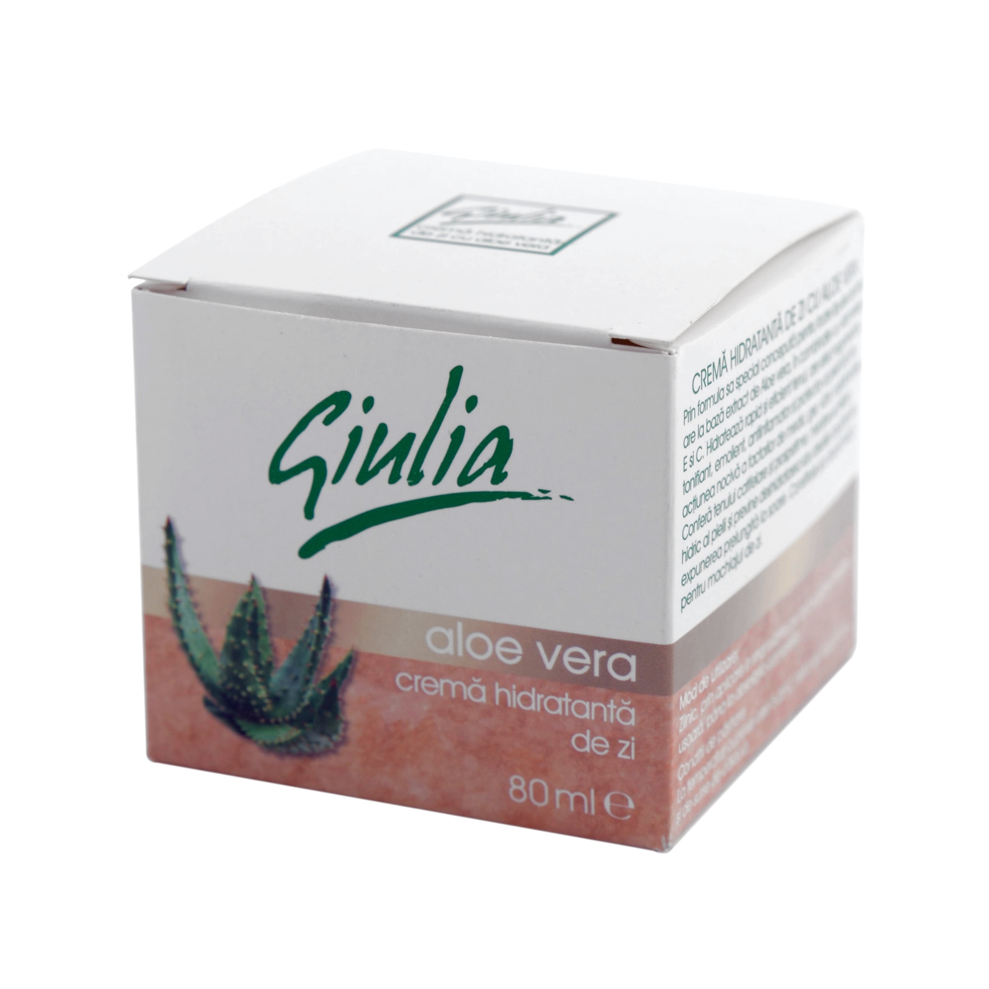 Crema hidratanta de zi, Giulia cu aloe vera - 80ml
