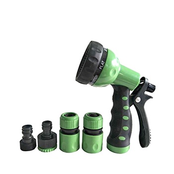 Set irigat gradina: pistol de stropit multijet cu patru accesorii Garden Pleasure, plastic, Verde / Negru Set irigat gradina: pistol de stropit multijet cu patru accesorii Garden Pleasure, plastic, Verde / Negru