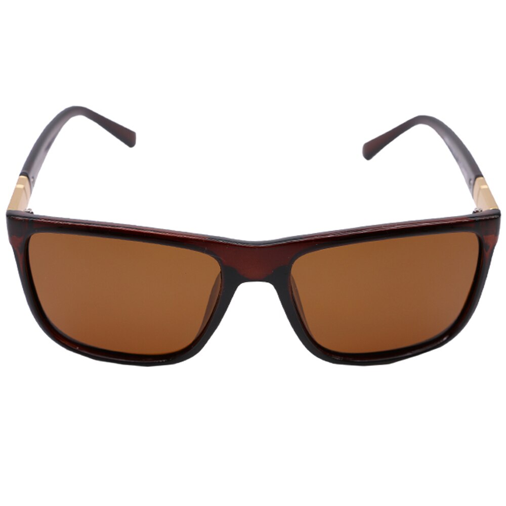 Ochelari de soare polarizati pentru barbati, Rectangulari, p6022c2 Maro