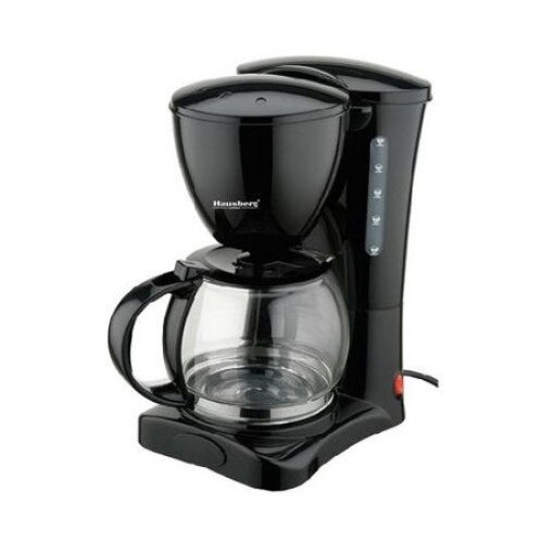 Filtru de cafea electric SKY Hausberg, 1.2 l, 1200 W, Negru si Set 3 piese cutite