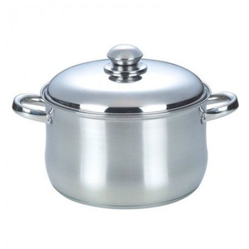 Cratita inox SKY Grunberg cu capac, Inox, 3L Cratita inox SKY Grunberg cu capac, Inox, 3L