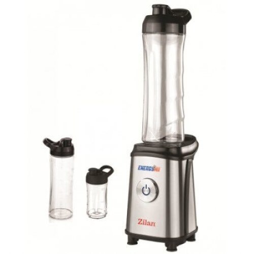 Blender inox pentru smoothies , 350 W, SKY ZILAN, si Set 3 piese cutite inox