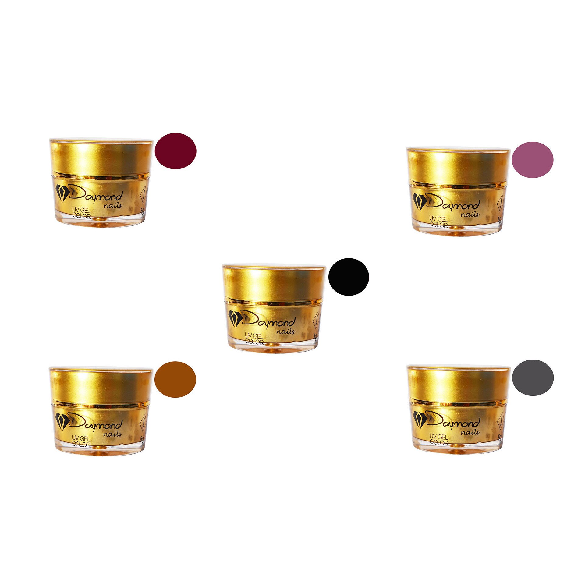 Kit Gel Color Daymond Nails 05