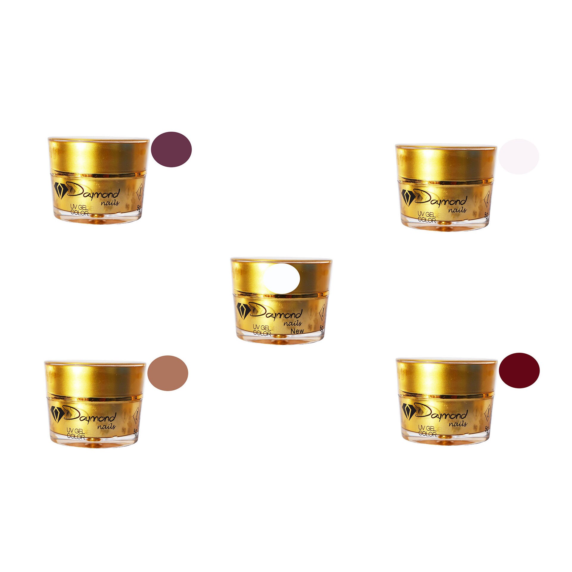 Kit Gel Color Daymond Nails 05 mixt