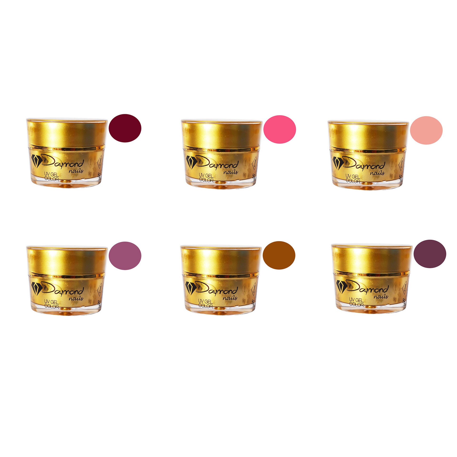 Kit Gel Color Daymond Nails 06 pro