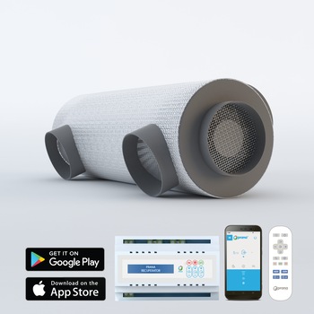 Sistem de Ventilatie cu Recuperare de Caldura PRANA 250 Sistem de Ventilatie cu Recuperare de Caldura PRANA 250