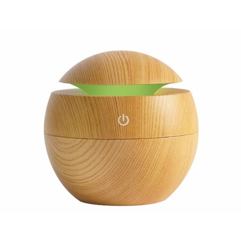 Pachet Difuzor aroma terapie, Aroma Care, stejar deschis, 150 ml, 7 culori + Ulei aromaterapie Pachet Difuzor aroma terapie, Aroma Care, stejar deschis, 150 ml, 7 culori + Ulei aromaterapie