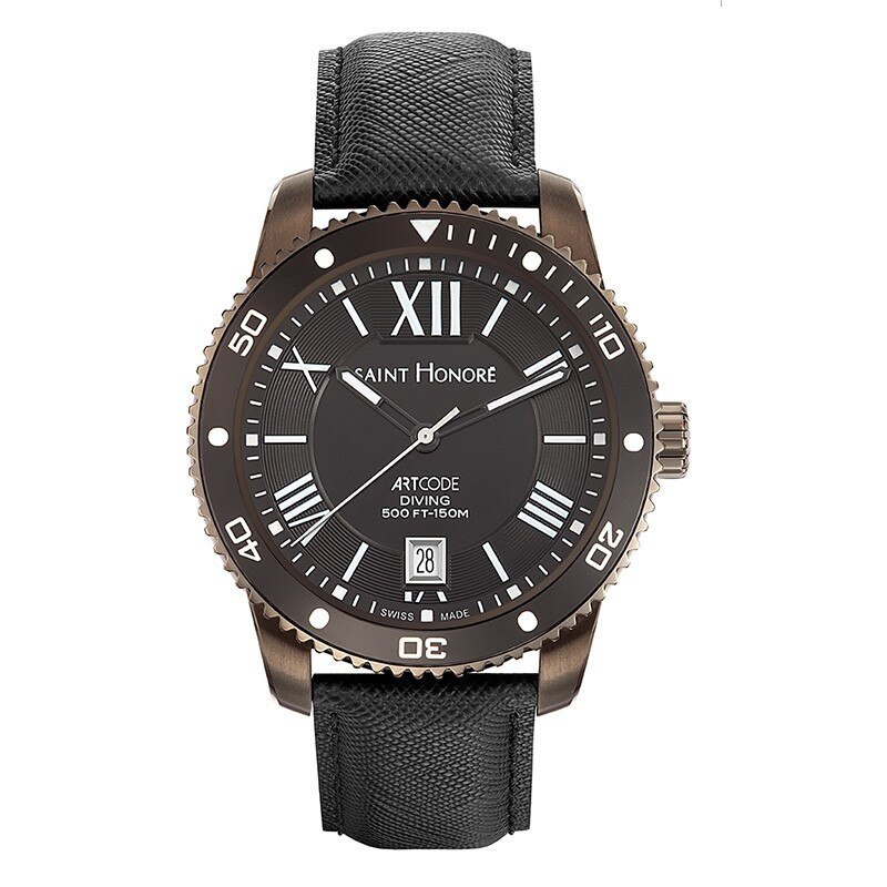 Ceas barbatesc SAINT HONORE, 861071 7NRBN, Swiss Made, quartz, 150 m