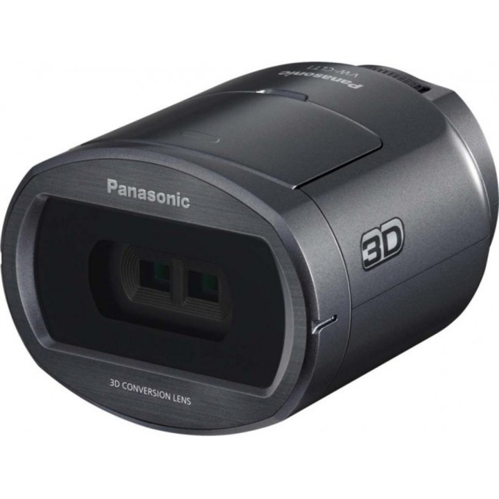 Obiectiv 3 D camera video Panasonic VW CLT1E-H, Compatibil cu urmatoarele modele de camere video: HDC-TM900, HS900, SD900, SD800, TM90, SD90.