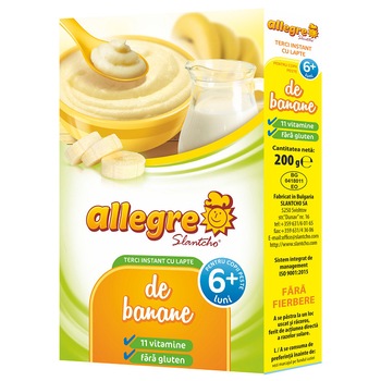Cereale bebelusi DE BANANE , 200g, 6 luni+ Cereale bebelusi DE BANANE , 200g, 6 luni+