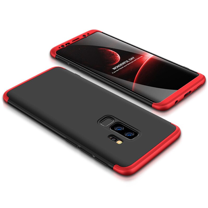 Husa Full Cover 360 GKK Samsung Galaxy S9 Plus - Negru-Rosu