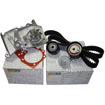 Pachet revizie distributie cu Kit Distributie si Pompa Apa, Logan 1.6 16 Valve, Originale Dacia Pachet revizie distributie cu Kit Distributie si Pompa Apa, Logan 1.6 16 Valve, Originale Dacia