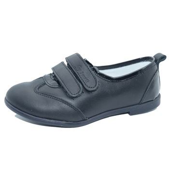 Pantofi ortopedici din piele, pentru fete, Small Foot, Negru Pantofi ortopedici din piele, pentru fete, Small Foot, Negru