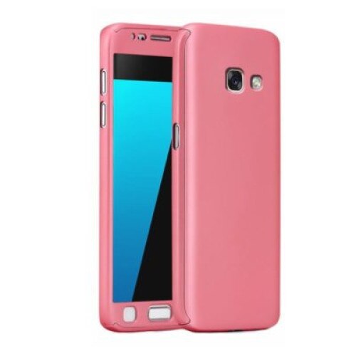 Capac de protectie Full cover 360° pentru Samsung Galaxy A5 (2017) / A520, rose gold