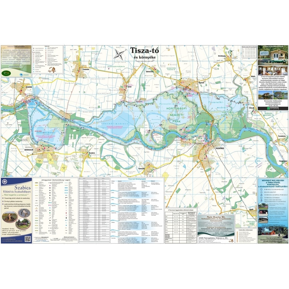 térkép tisza tó Tisza To Es Kornyeke Terkep 2016 Emag Hu térkép tisza tó