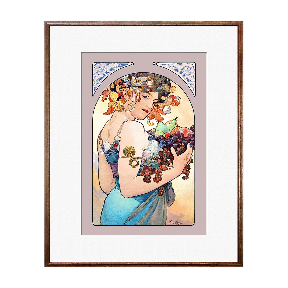 Tablou Poster, Arta Sec. XIX, Alphonse Mucha - ASN-006, 40 x 50 cm