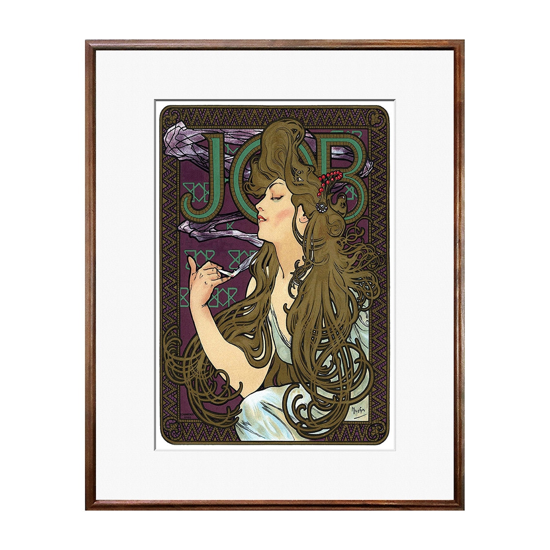 Tablou Poster, Arta Sec. XIX, Alphonse Mucha - ASN-007, 40 x 50 cm