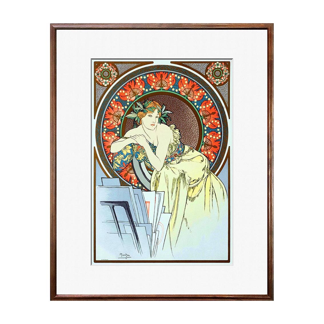 Tablou Poster, Arta Sec. XIX, Alphonse Mucha - ASN-008, 40 x 50 cm