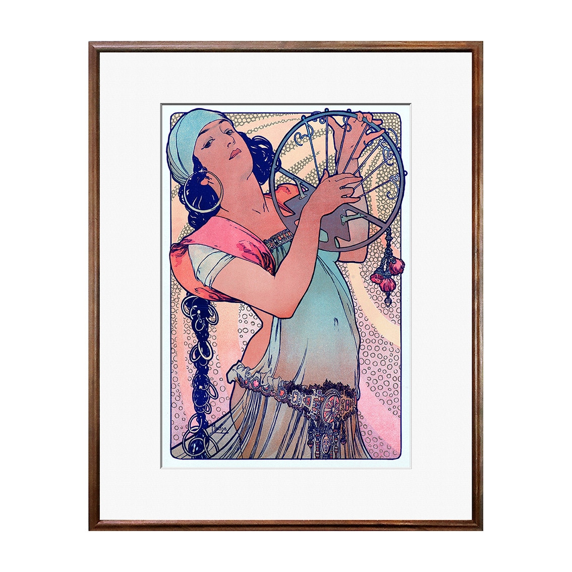 Tablou Poster, Arta Sec. XIX, Alphonse Mucha - ASN-011, 40 x 50 cm