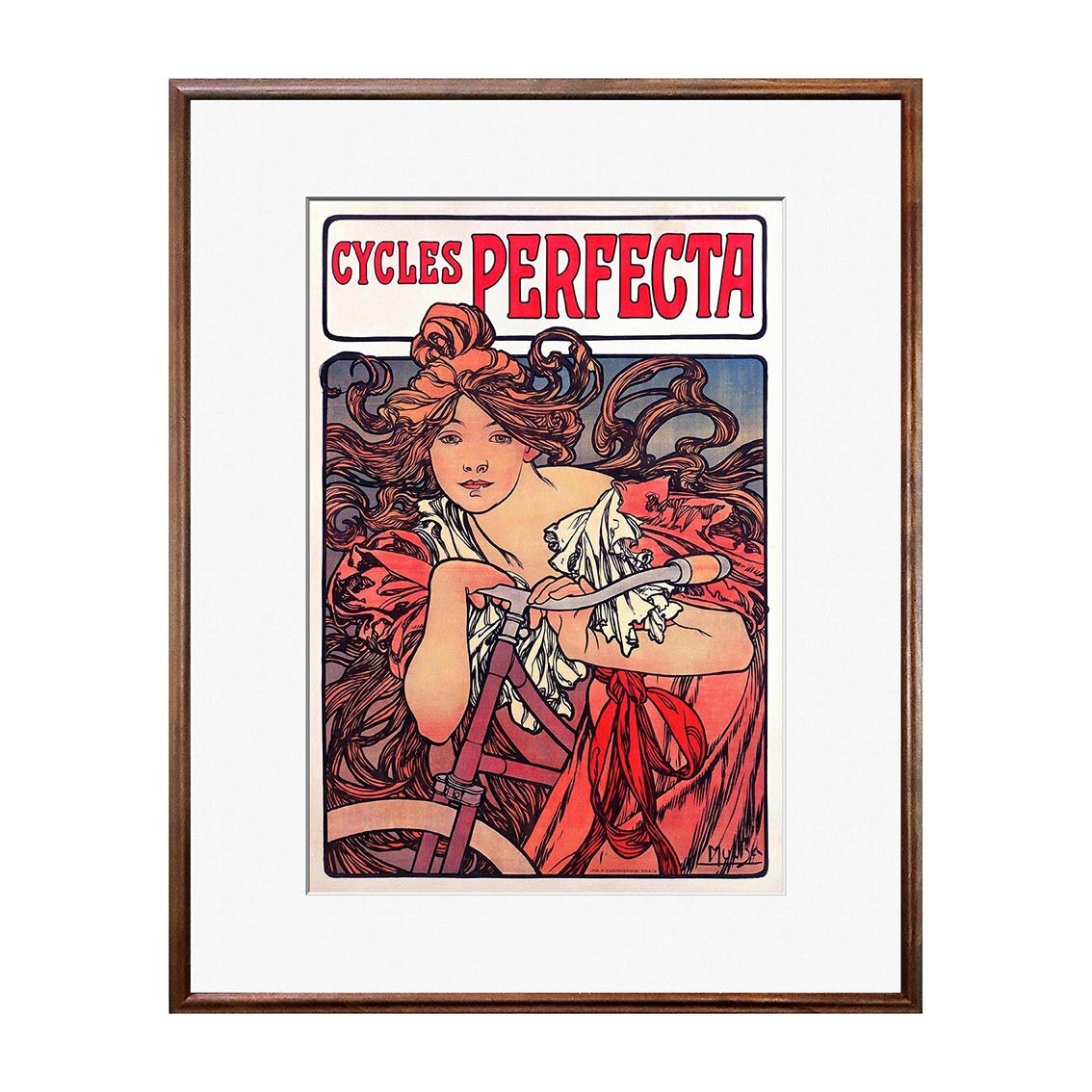 Tablou Poster, Arta Sec. XIX, Alphonse Mucha - ASN-009, 40 x 50 cm