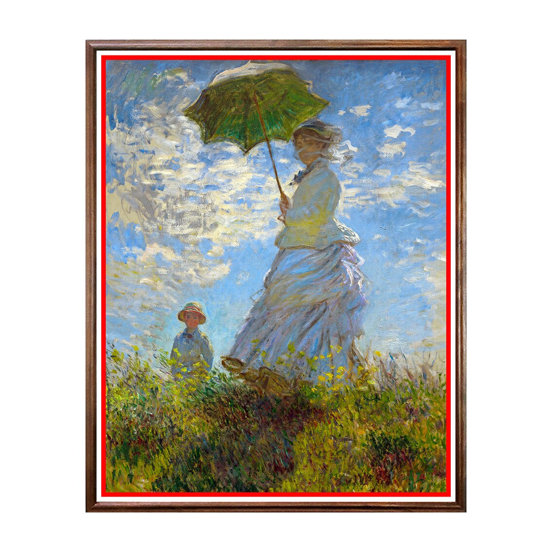 Tablou Poster, Arta Sec. XIX, Claude Monet - Madame Monet and Her Son - ASN-022, 40 x 50 cm