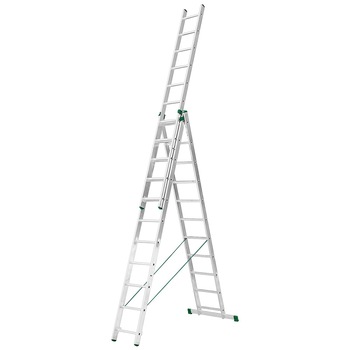 Scara universala aluminiu Alverosal Eurostil, 3 tronsoane, 11 trepte, 3x11, inaltime 7.11 m Scara universala aluminiu Alverosal Eurostil, 3 tronsoane, 11 trepte, 3x11, inaltime 7.11 m