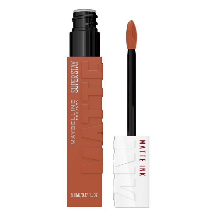 Ruj lichid mat rezistent la transfer Maybelline New York Superstay Matte 70 Amazonian, 5ml