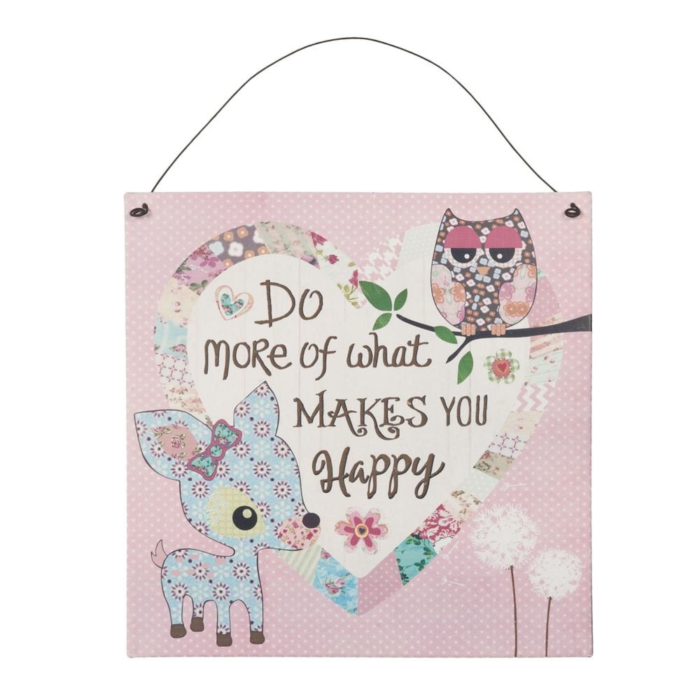 Tablou motivational 22x22 cm, Clayre & Eef