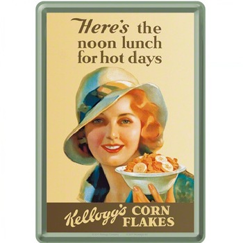 Placa metalica decor 10x14 cm  Placa metalica decor 10x14 cm