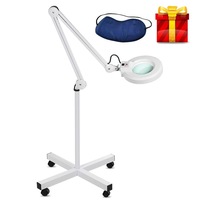 set lampa profesionala pentru cosmetica cu iluminare lupa macroscop si 5 dioptri macro fluorescenti putere 22wmasca ochi antiorbire imagen 16_0_
0