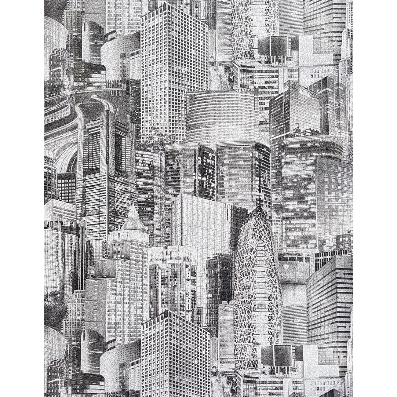Tapet DEGRETS 057-01 hartie Megapolis alb sizes 0.53m x 10.05m = 5.3 mp