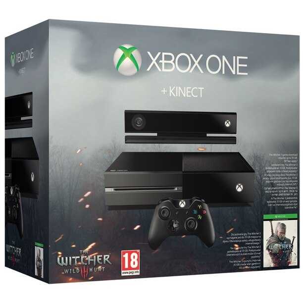 Consola Microsoft Xbox ONE, 500 GB + Kinect + Joc Witcher 3: Wild