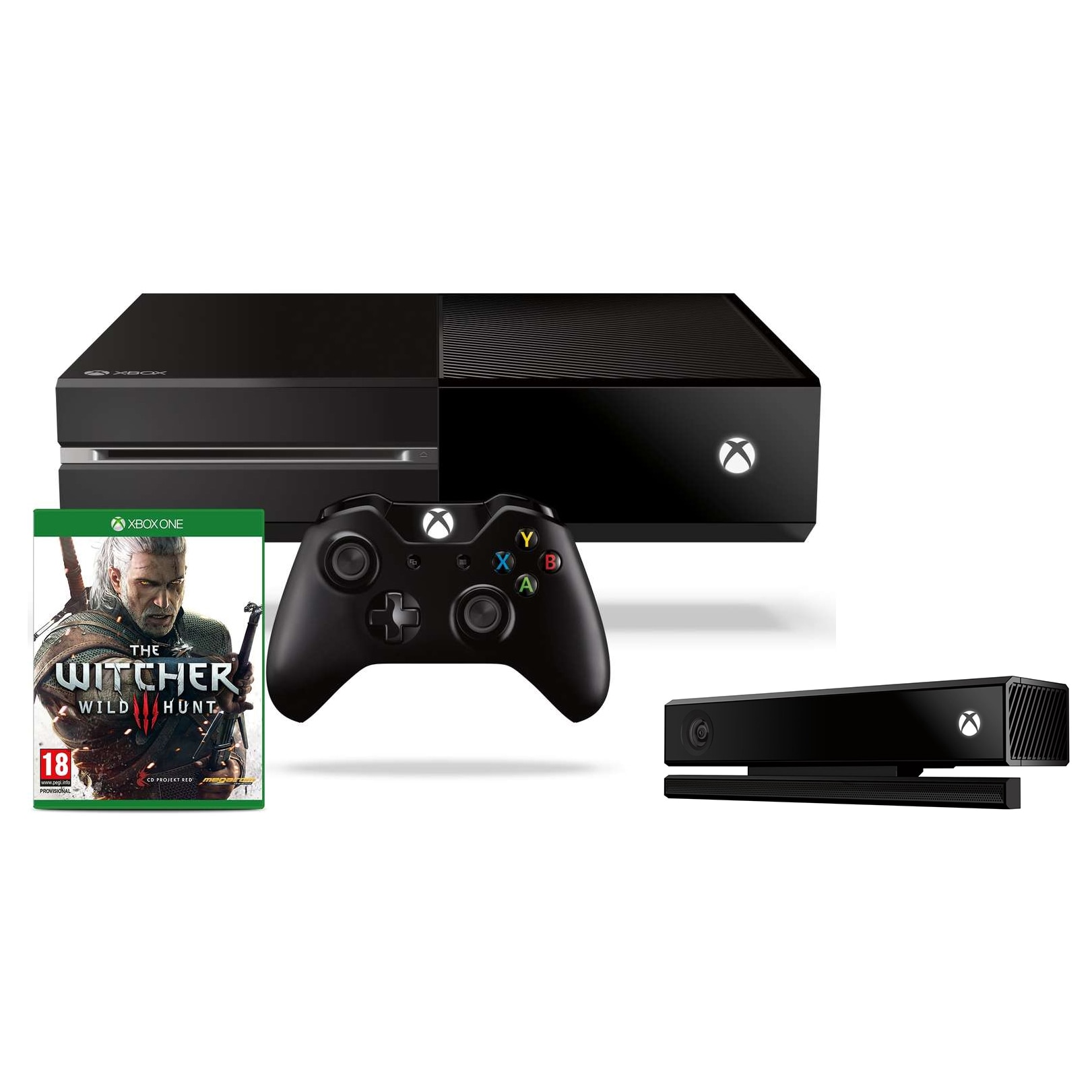 Consola Microsoft Xbox ONE, 500 GB + Kinect + Joc Witcher 3: Wild