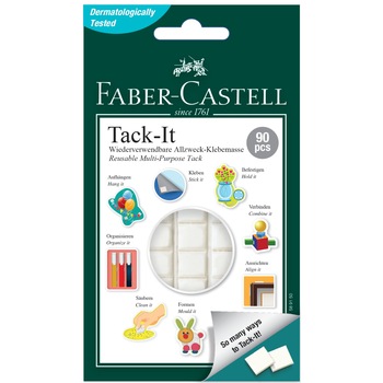 Guma adeziva Faber-Castell Tack-It, 50 g Guma adeziva Faber-Castell Tack-It, 50 g