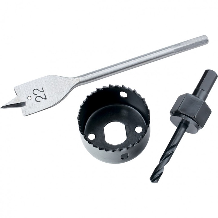 Комплект за монтаж плоско свредло за дърво MTX, 22 мм, 48 мм