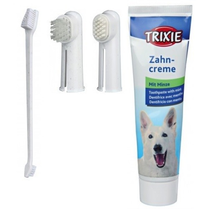 Kомплект паста с четки за зъби Trixie Dental Hygiene Set