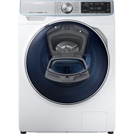 Masina de spalat rufe Samsung WW90M741NOA/LE, Tehnologie QuickDrive, AddWash, Eco Bubble, Motor Digital Inverter, 9kg, 1400 RPM, Clasa A+++, Alb
