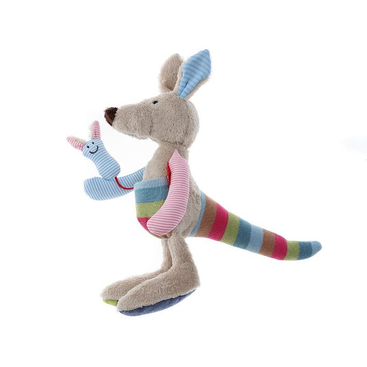 Jucarie de plus sigikid Patchwork Sweety Cangur