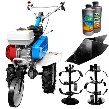 Set motosapa Profesionala AGT 5580 cu motor HONDA GX200 6,5 CP benzina , freza 80 cm, roti cauciuc, rarita fixa + CADOU 1L Ulei motor + 1l ulei transmisie AgroPro Set motosapa Profesionala AGT 5580 cu motor HONDA GX200 6,5 CP benzina , freza 80 cm, roti cauciuc, rarita fixa + CADOU 1L Ulei motor + 1l ulei transmisie AgroPro