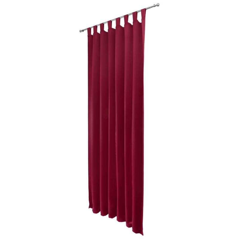 Draperie de lux Blackout Bordo pentru agatare cu bride140х245cm