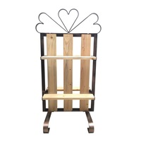 suport ghiveci fier forjat lemn natur negrucupru antic vintage 105 cm artfoyer imagen 56_0_
0
