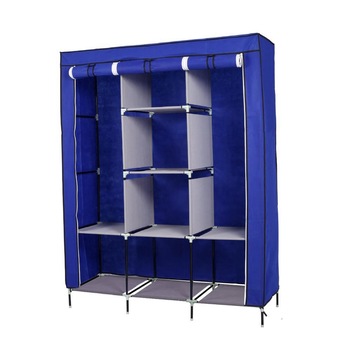 Sifonier mobil Timeless Tools, garderoba, 130 x 45 x 170 cm, Albastru Sifonier mobil Timeless Tools, garderoba, 130 x 45 x 170 cm, Albastru