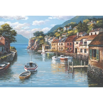 Puzzle Anatolian - Village On The Water, 500 piese (3535) Puzzle Anatolian - Village On The Water, 500 piese (3535)
